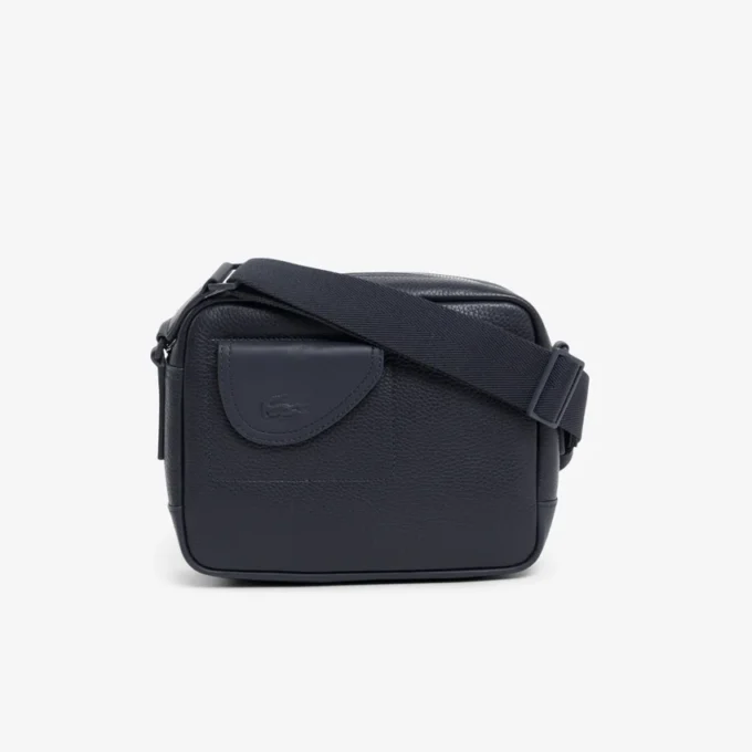 Lacoste Club satcheltas van generfd leer