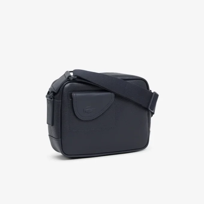 Lacoste Club satcheltas van generfd leer