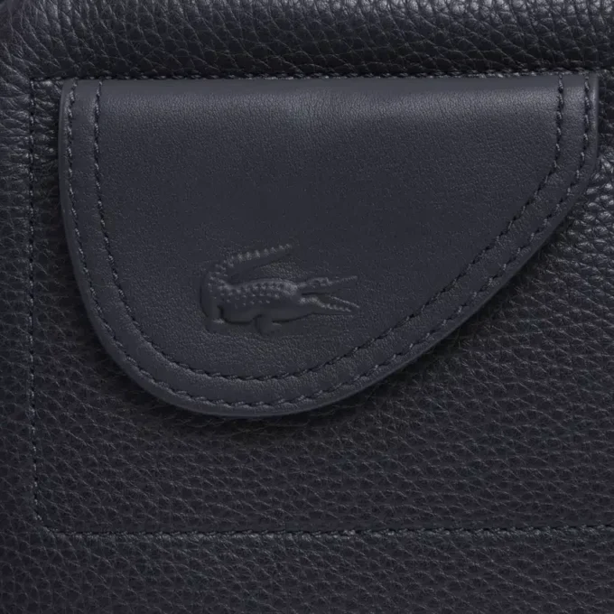 Lacoste Club satcheltas van generfd leer