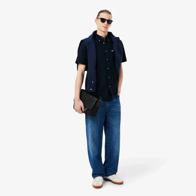 Lacoste klassieke tas met klepsluiting