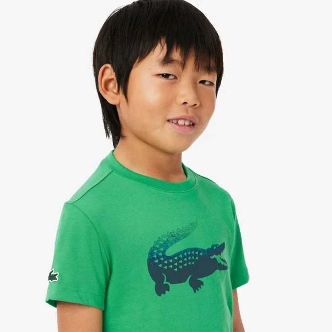 Lacoste X Daniil Medvedev Ultra Dry T-shirt voor kinderen