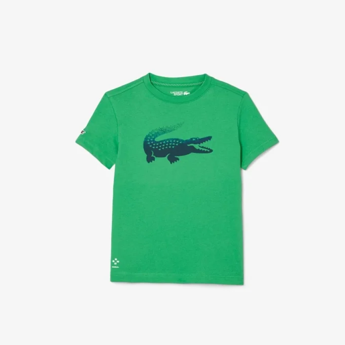 Lacoste X Daniil Medvedev Ultra Dry T-shirt voor kinderen