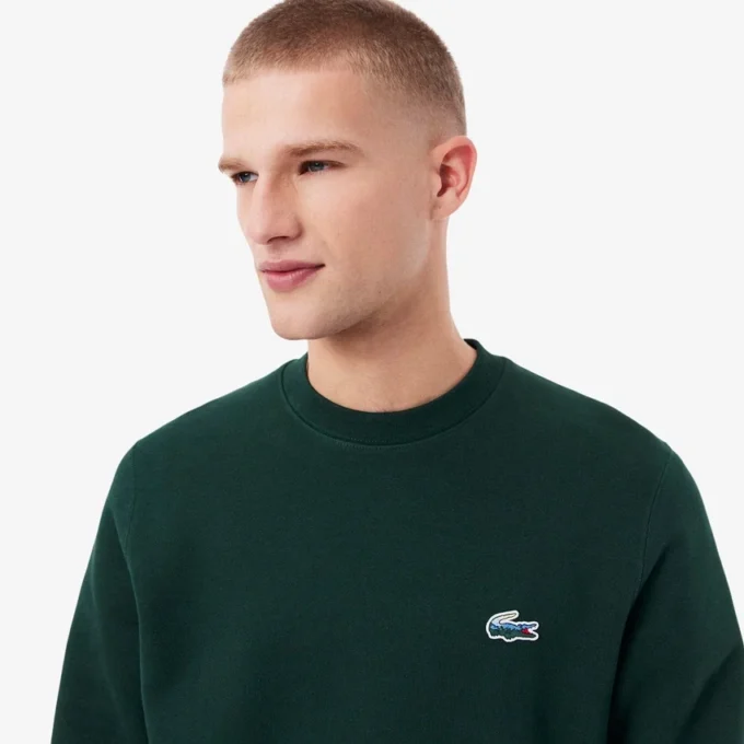 Landscape Crocodile fleece-Sweatshirt voor heren