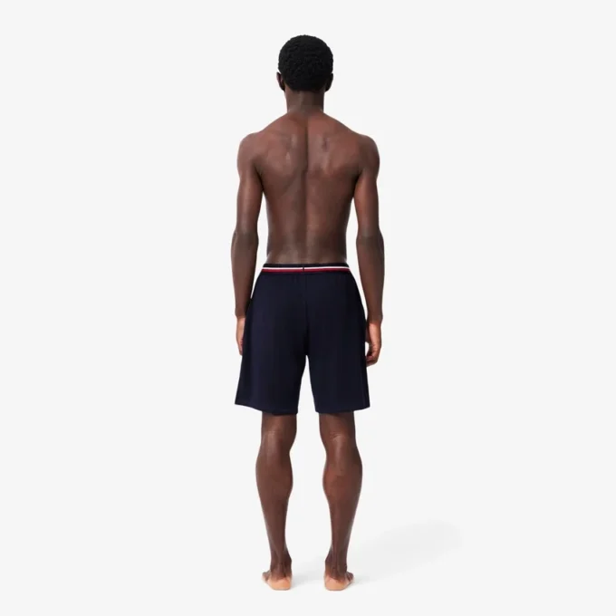 Lange boxershort met gestreepte tailleband voor heren