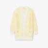 Lange cardigan voor op de tennisbaan