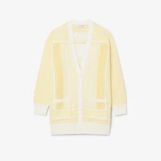 Lange cardigan voor op de tennisbaan