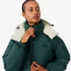 Lange oversized donsjas voor dames
