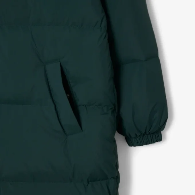 Lange oversized donsjas voor dames