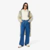 Lange oversized waterafstotende parka voor dames