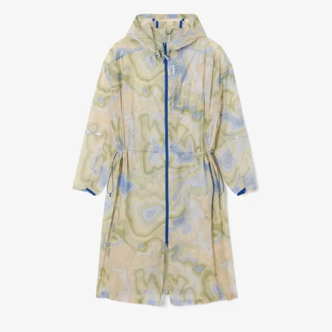 Lange oversized waterafstotende parka voor dames