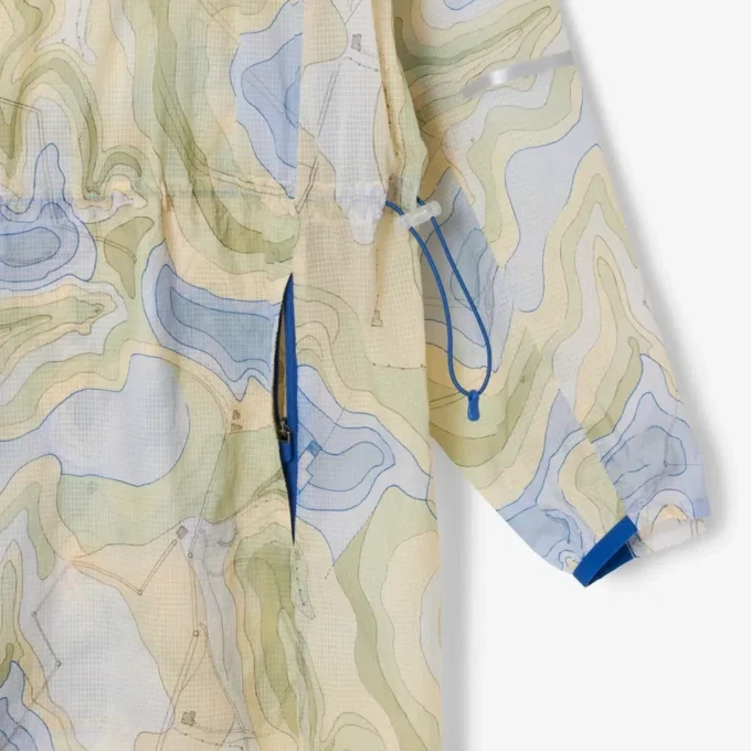 Lange oversized waterafstotende parka voor dames