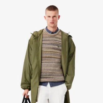 Lange waterafstotende parka voor heren