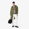 Lange waterafstotende parka voor heren