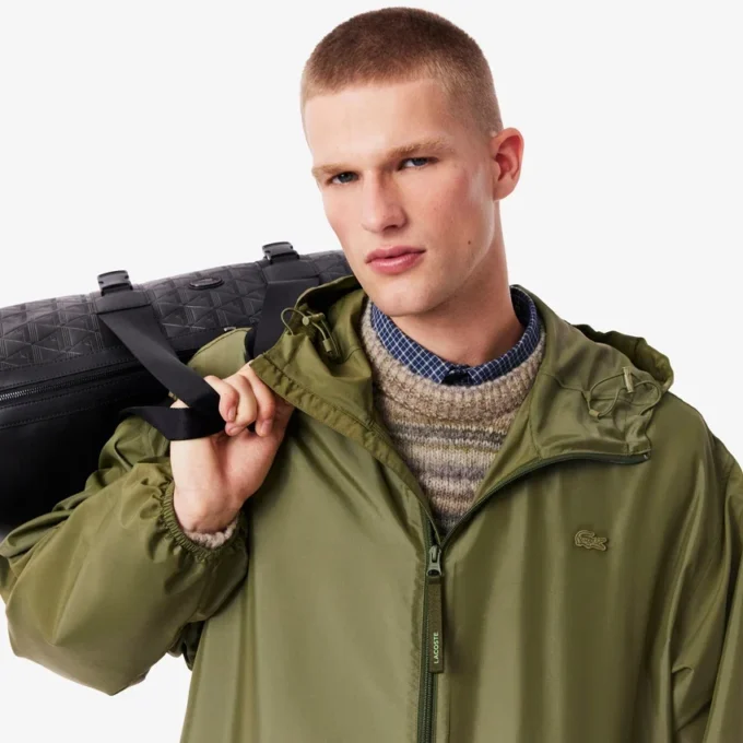 Lange waterafstotende parka voor heren
