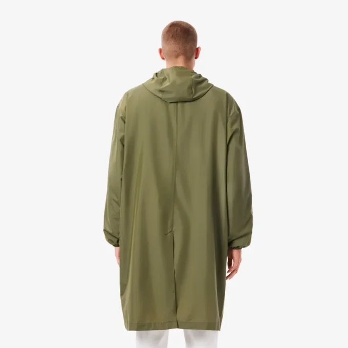Lange waterafstotende parka voor heren