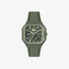 Lc33 analoog en digitaal vierkant siliconenhorloge