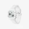Lc33 analoog en digitaal vierkant siliconenhorloge