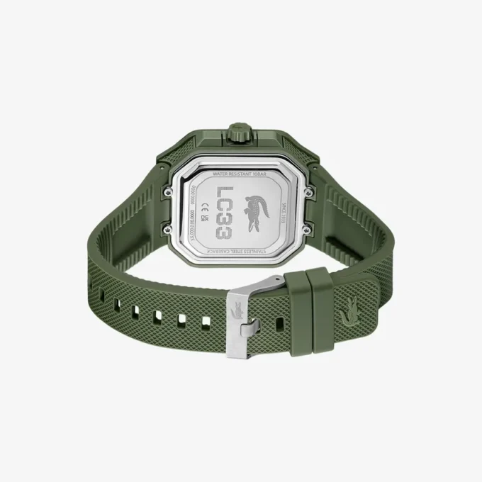 Lc33 analoog en digitaal vierkant siliconenhorloge