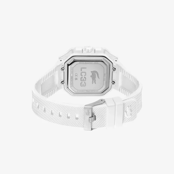 Lc33 analoog en digitaal vierkant siliconenhorloge