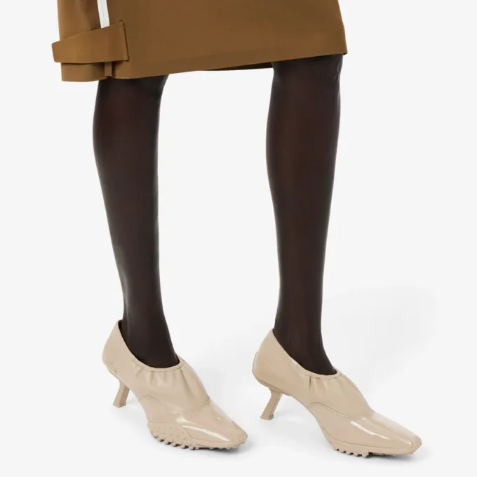 Leren Runway-Sneakers voor dames