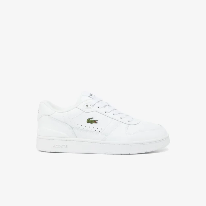 Leren Sneakers met T-Clip voor dames