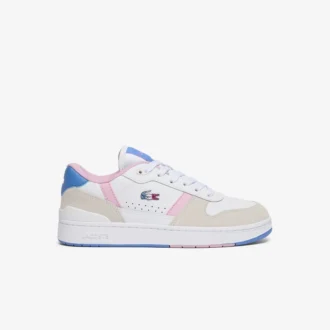 Leren Sneakers met T-Clip voor dames