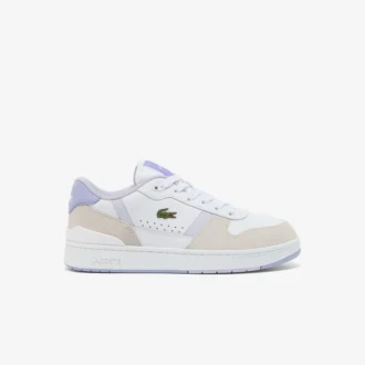 Leren Sneakers met T-Clip voor dames
