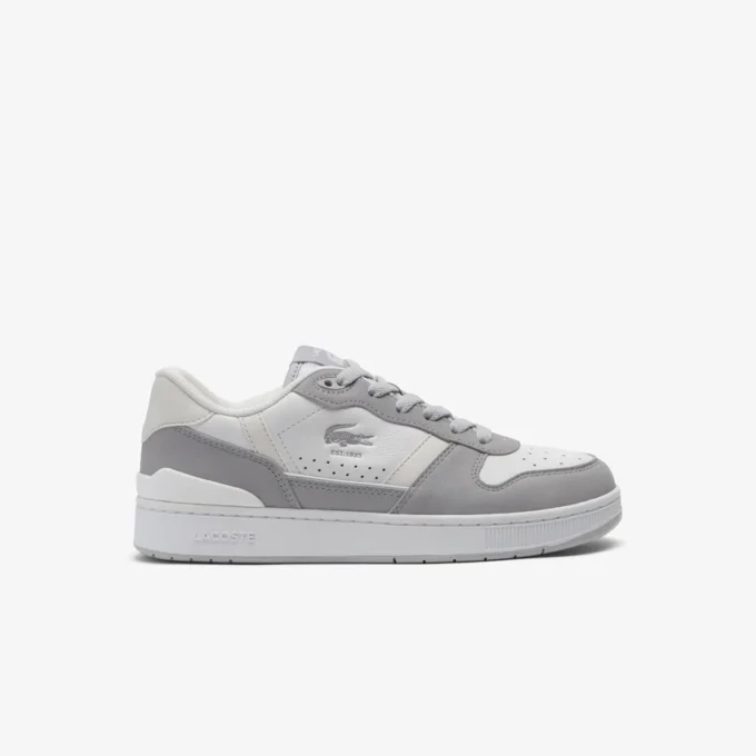 Leren Sneakers met T-Clip voor dames
