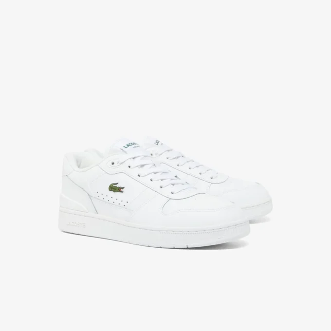 Leren Sneakers met T-Clip voor dames