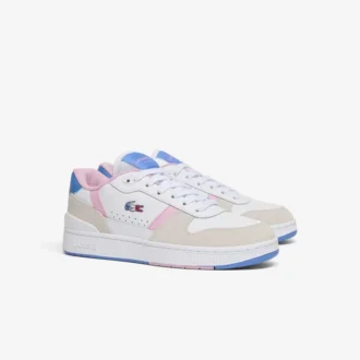Leren Sneakers met T-Clip voor dames