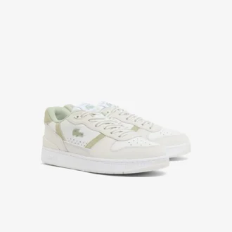 Leren Sneakers met T-Clip voor dames
