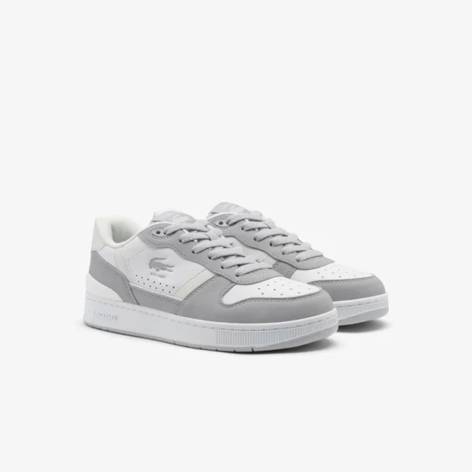 Leren Sneakers met T-Clip voor dames