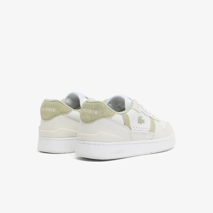 Leren Sneakers met T-Clip voor dames