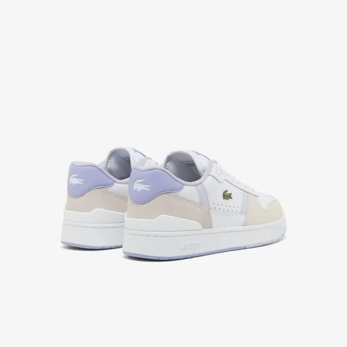 Leren Sneakers met T-Clip voor dames