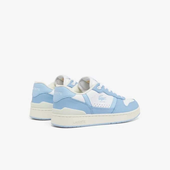 Leren Sneakers met T-Clip voor dames