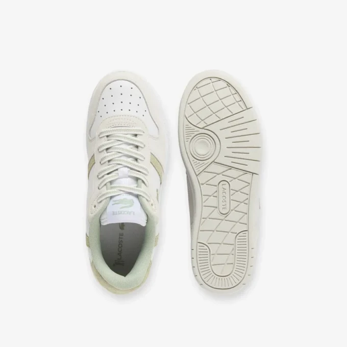 Leren Sneakers met T-Clip voor dames