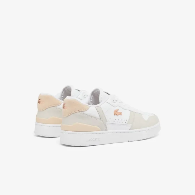 Leren Sneakers met T-Clip voor dames