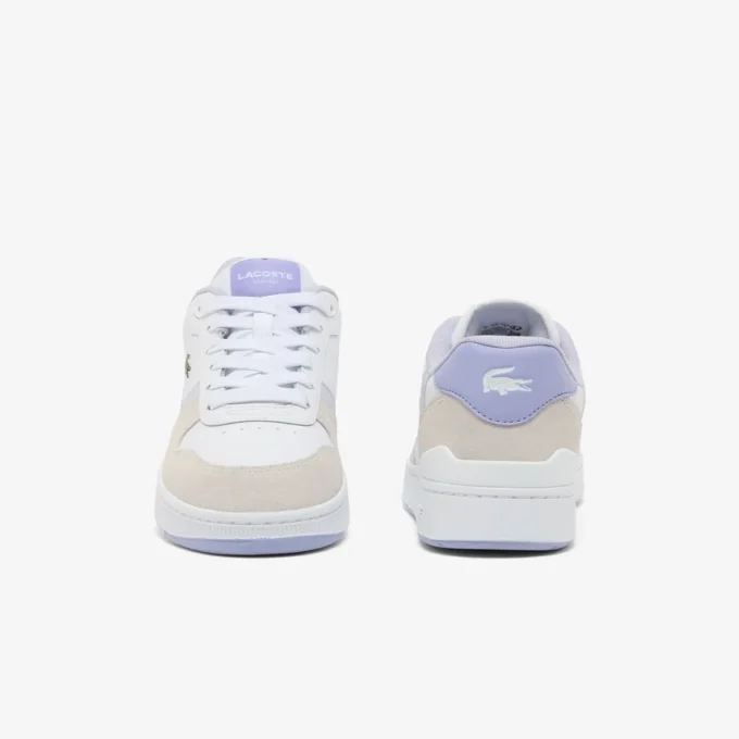 Leren Sneakers met T-Clip voor dames