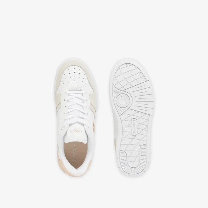 Leren Sneakers met T-Clip voor dames