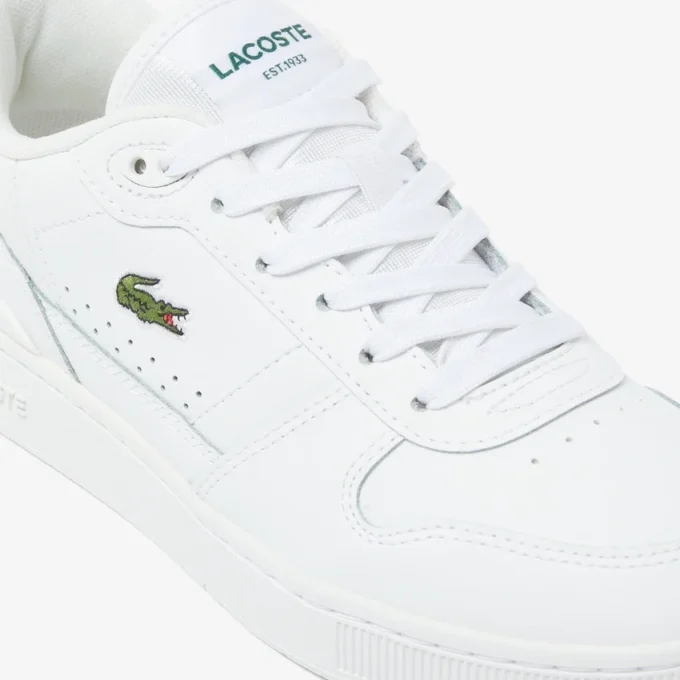 Leren Sneakers met T-Clip voor dames