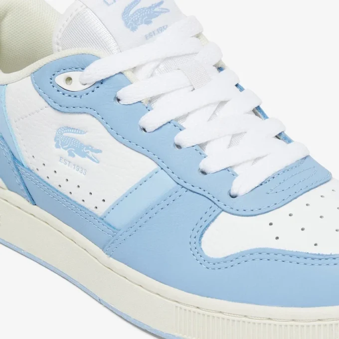 Leren Sneakers met T-Clip voor dames