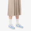 Leren Sneakers met T-Clip voor dames