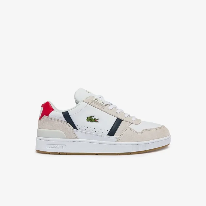 Leren T-Clip sneakers voor heren