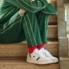 Leren T-Clip sneakers voor heren