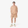 Lichtgewicht herenshort met monogramprint