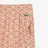 Lichtgewicht herenshort met monogramprint