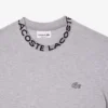 Lichtgewicht piqué T-shirt met ronde hals voor heren