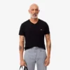 Lichtgewicht T-shirt met V-hals van Pima-katoen voor heren