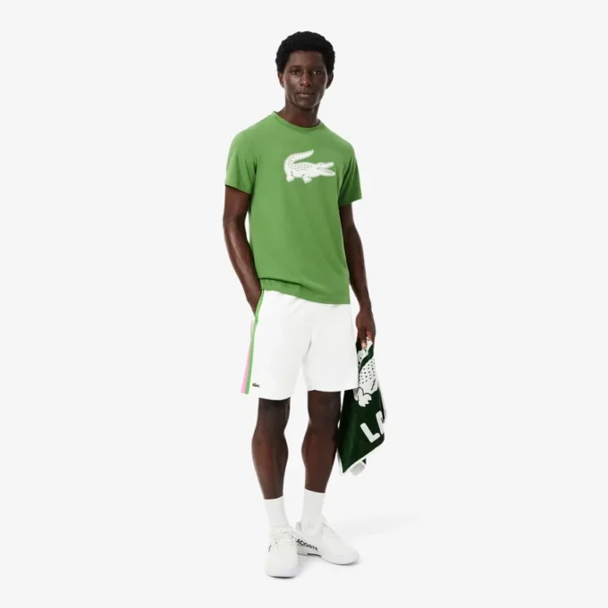 Lichtgewicht tennisbroek met kleurblokken en strepen voor heren