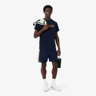 Lichtgewicht tennisbroek met kleurblokken en strepen voor heren